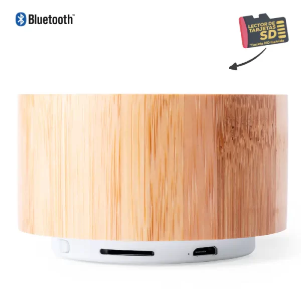 Altavoz Bluetooth de Bambú